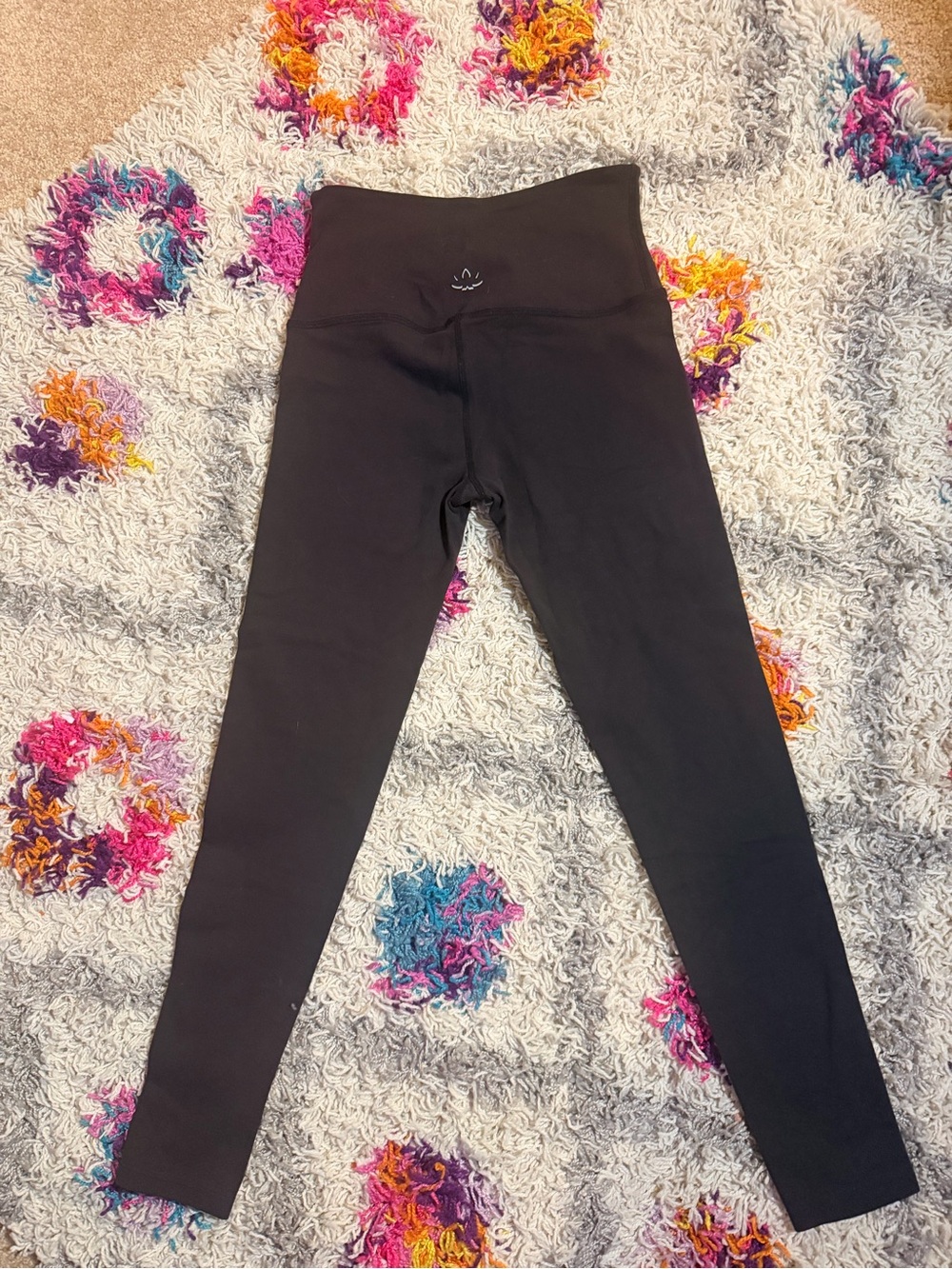 Beyond Yoga Black High-Rise Leggings with Logo